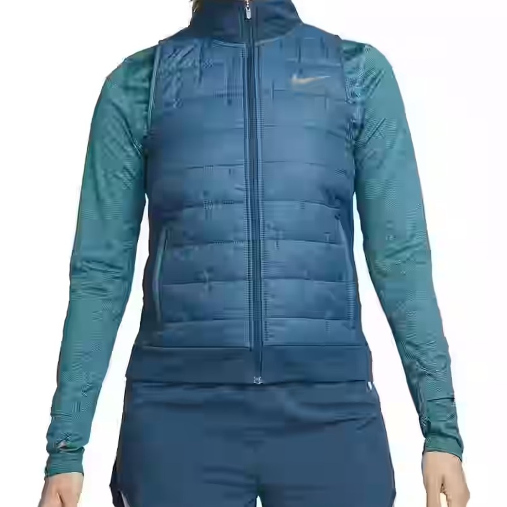 Nike Therma Fit Blue Unisex Quilted Performance Vest